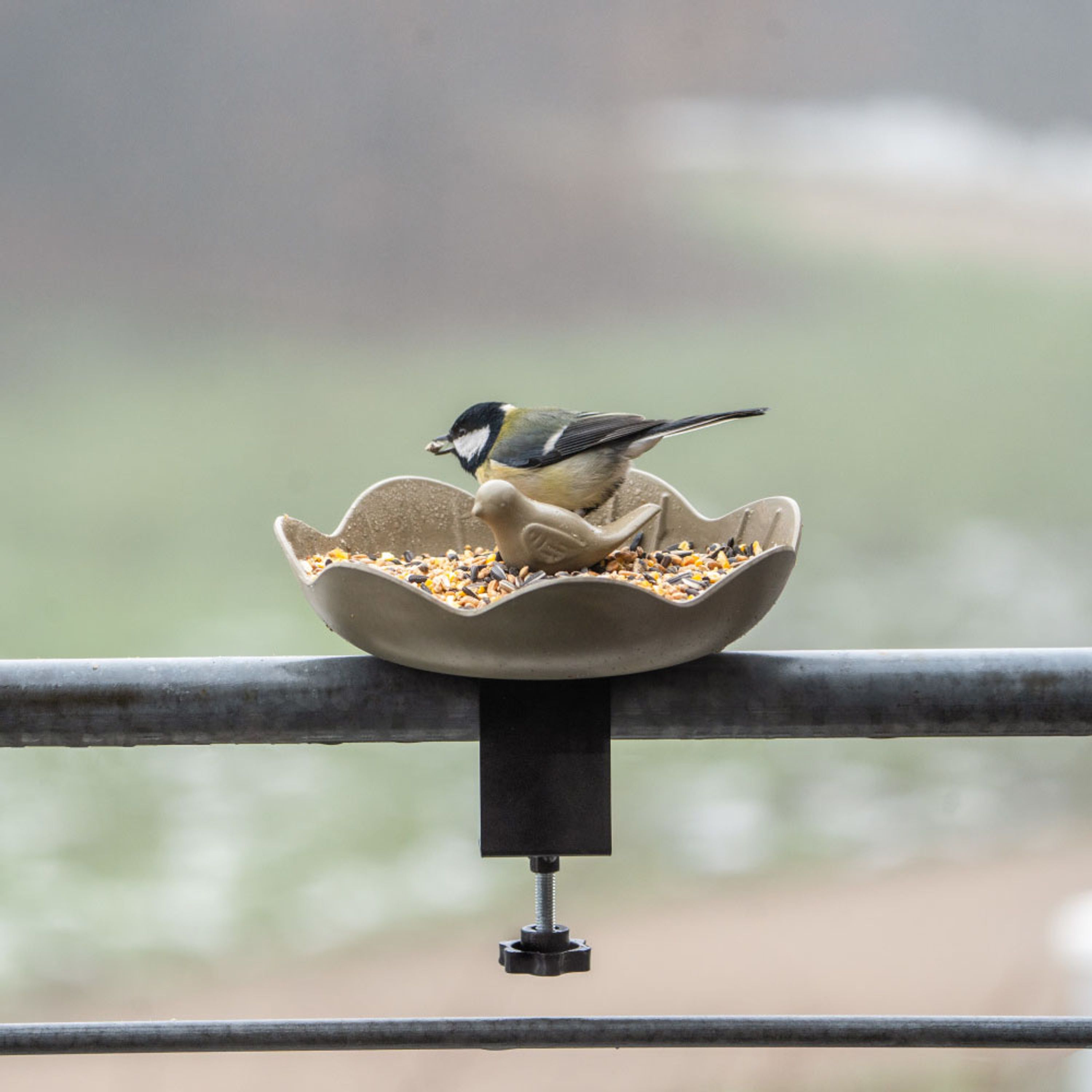 Balkon-Futterspender Balus - olivengrün | CJ Wildlife